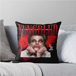 Yungblud 90s style throw pillow