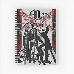 My Angel Aerosmith Yungblud Spiral Notebook