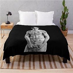 Yungblud B&amp;W Vintage Fan Throw Blanket