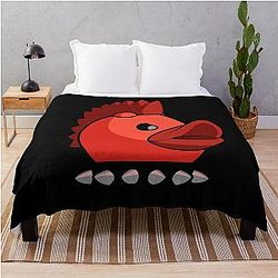 Punk Duck Yungblud Throw Blanket