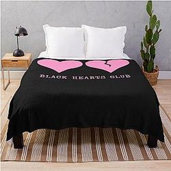 Yungblud Black Hearts Club Merchandise Throw Blanket