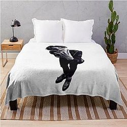 Yungblud B&W Vintage Fan Art Blanket