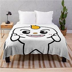 ATEEZ Yunho Zzangmon Throw Blanket