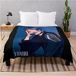 Ateez Golden Hour Part 2 Yunho Throw Blanket