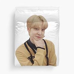 Cute Yunho Meme Duvet Cover