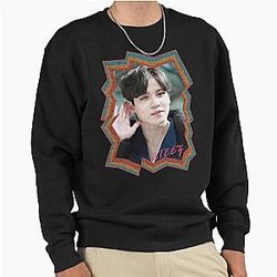 Jeong Yunho ATEEZ Korean Kpop Color Oil Paint Pullover Sweatshirt