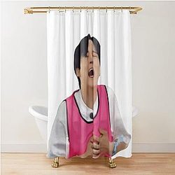 Yunho in pain Shower Curtain