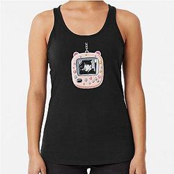 Yunho Ateez Tamagotchi Racerback Top
