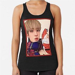 Ateez Christmas Yunho Racerback Tank Top
