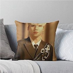 Yunho ATEEZ Throw Pillow