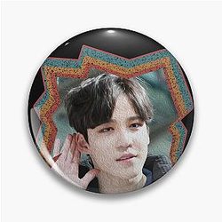 Jeong Yunho ATEEZ Korean Kpop Retro Color Oil Paint Design