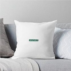 Jeong Yunho Street Sign Throw Pillow