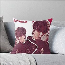 YUNHO ATEEZ Throw Pillow