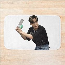 Batting Yunho Meme Bath Mat