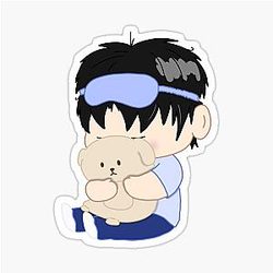 Sleepy Yunho Sticker