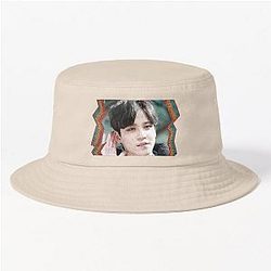 Jeong Yunho ATEEZ Korean Kpop Retro Color Oil Paint Bucket Hat