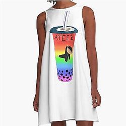 Ateez Yunho Boba A-Line Dress