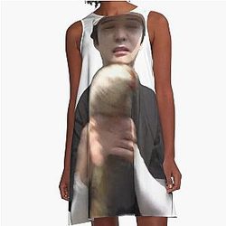 Scary Fish A-Line Dress