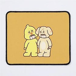 Ateez Yunho and Mingi in Aniteez costume Mouse Pad