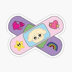 Yunho Get well soon Anitee ateez Sticker