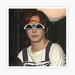 Yunho Rainbow Sunglasses Meme