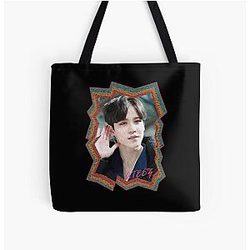 Jeong Yunho ATEEZ Yunho Korean Kpop Retro Color Oil Paint Design Tote Bag