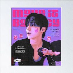 Ateez Yunho Bouncy Poster