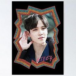Jeong Yunho ATEEZ Yunho Korean K-pop Retro Oil Paint Design Poster