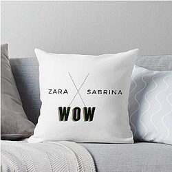 Zara Larsson Sabrina Carpenter Throw Pillow