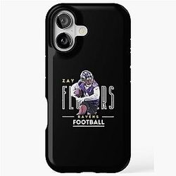 Zay Flowers Ravens iPhone Tough Case