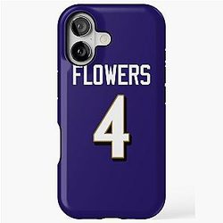 Zay Flowers 4 Ravens iPhone Tough Case