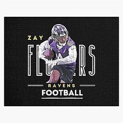 Zay and Flowers Ravens T-shirt Puzzle