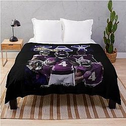 Zay Flowers Throw Blanket