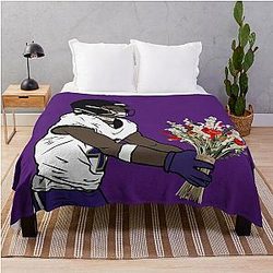 Zay Flowers Celebration Throw Blanket