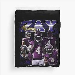 Zay Flowers T Shirt Duvet Cover