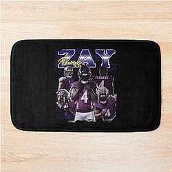 Zay Flowers T-shirt Bath Mat