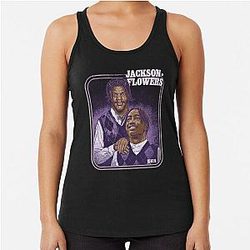 Lamar Flowers Baltimore Step Brothers Racerback Tank Top