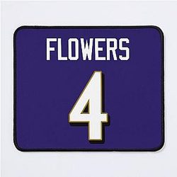 Zay Flowers 4 Ravens Mouse Pad