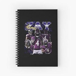 Zay Flowers T-Shirt Notebook