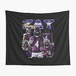 Zay Flowers Tapestry