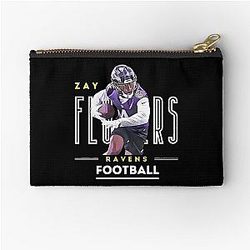 Zay Flowers Ravens Pouch