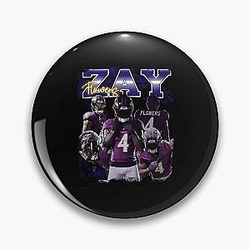Zay Flowers Pin
