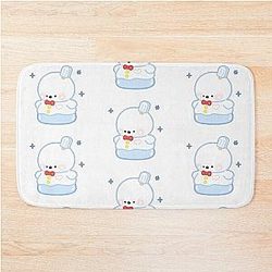 Love and Space Zayne Snowman Bath Mat