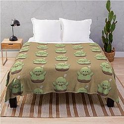 Zayne Matcha Snowman Pelushie - Love and Fanart Throw Blanket