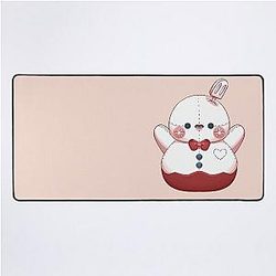 Zayne Warm Snowman Pelushie Love DeepSpace Fanart Desk Mat