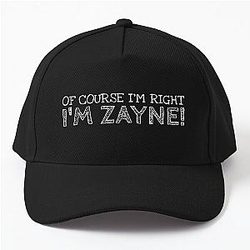 Of Course I'm Right Zayne Funny Personalized Name Baseball Cap