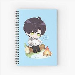 Love and Zayne's Birthday Chibi 2025 Spiral Notebook