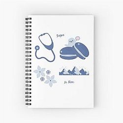 Zayne (Love & Deepspace) Sticker Pack Otome Game Love Deepspace Spiral Notebook