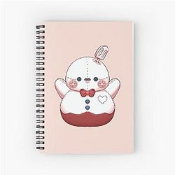 Zayne Warm Snowman Pelushie Spiral Notebook
