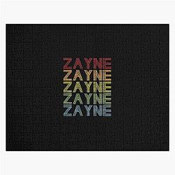 Zayne Name T Shirt - Zayne Vintage Retro Gift Item Tee Jigsaw Puzzle